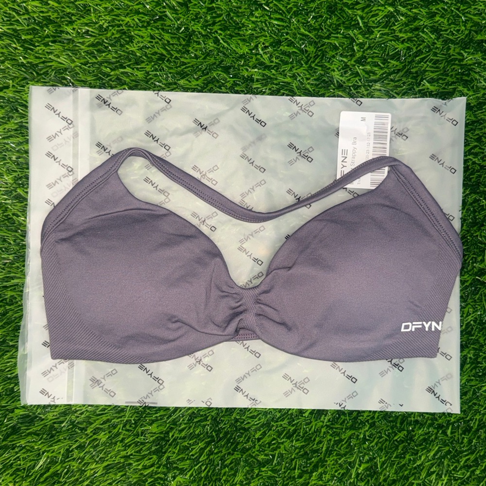 Dfyne impact strappy bra truffle medium